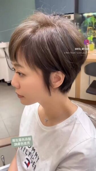 設計師 Rita 作品 - 白髮共存霧感染